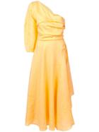 Rachel Comey Tipple One-shoulder Flared Dress - Yellow
