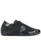 Philippe Model Textured Sneakers - Black