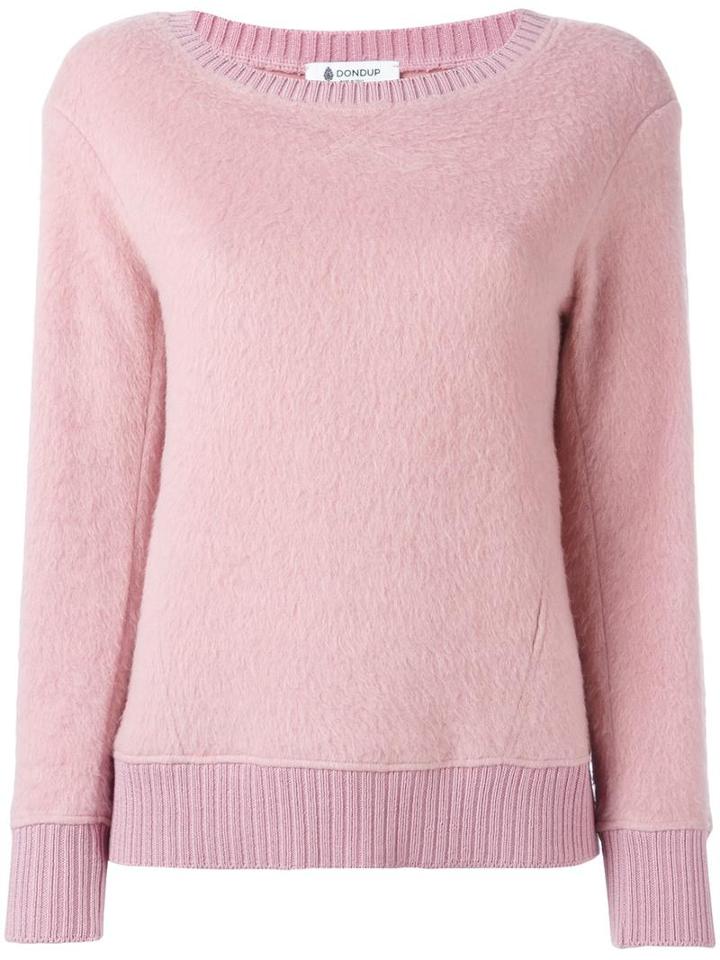 Dondup Crew Neck Jumper, Women's, Size: Xl, Pink/purple, Acrylic/wool