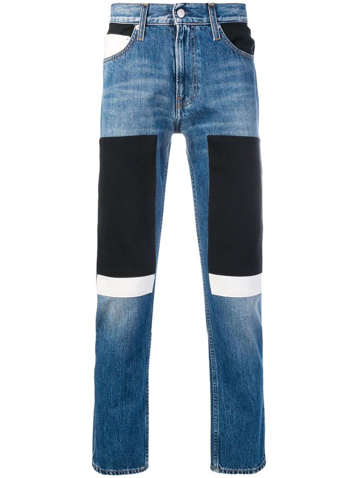 Calvin Klein Jeans Patchwork Jeans - Blue