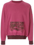 Cav Empt Logo Patch Sweatshirt - Pink & Purple