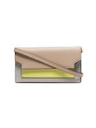 Marni Multicoloured Leather Yellow Pocket Mini Bag - Brown