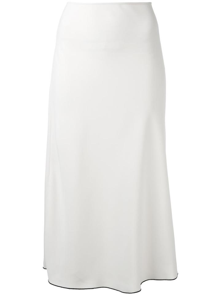 Toteme - A-line Skirt - Women - Polyester - S, White, Polyester