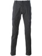 Stone Island Cargo Pocket Trousers, Men's, Size: 32/34, Grey, Cotton/spandex/elastane