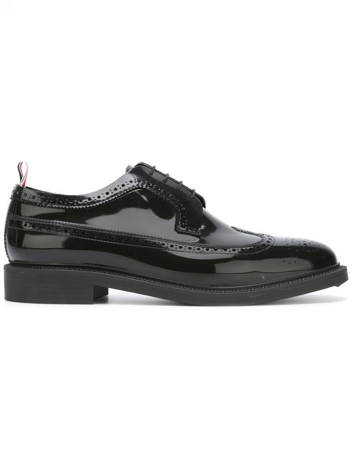 Thom Browne Varnish Brogues - Black