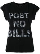 Semicouture Post No Bills T-shirt, Women's, Size: Small, Black, Cotton