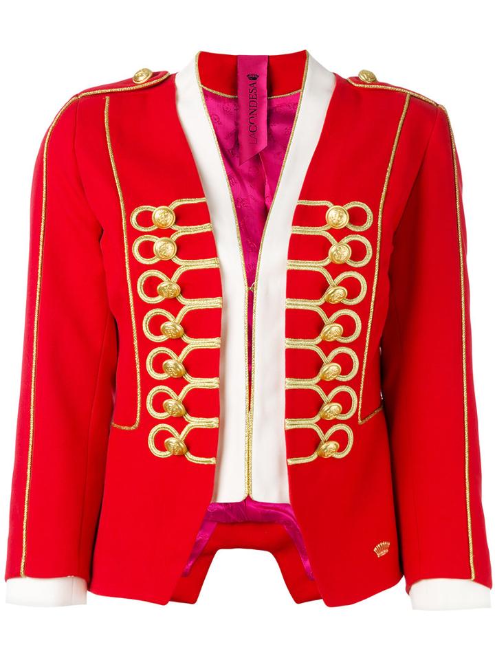 La Condesa Emperator Jacket, Women's, Size: 36, Red, Polyester/viscose/wool
