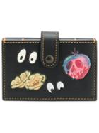 Coach Snow White Patch Accordion Wallet - Black