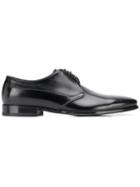 Dolce & Gabbana Pointed Derby Shoes - Black