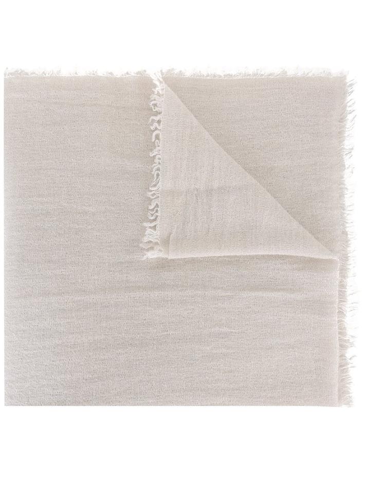 Faliero Sarti 'chal Chiarina' Scarf, Adult Unisex, Nude/neutrals, Silk/cashmere/virgin Wool