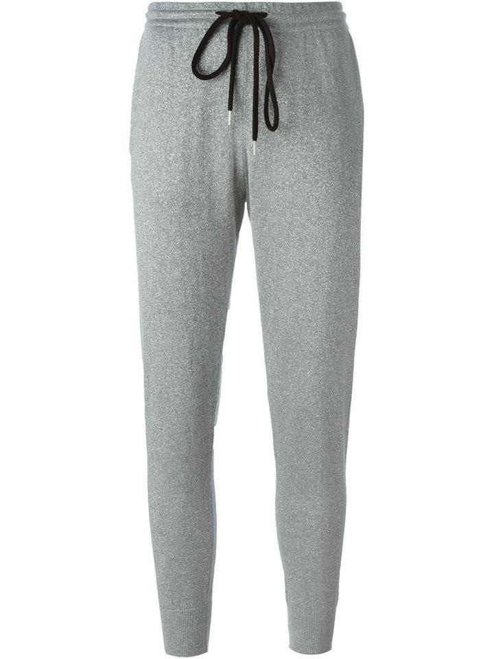 Markus Lupfer Tapered Track Pants, Women's, Size: Xs, Grey, Cotton/metal Other