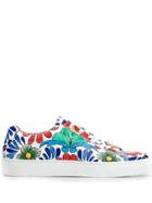 Escada Tile Print Sneakers - White