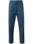 Al Duca D'aosta 1902 Regular Fit Trousers, Men's, Size: 56, Blue, Cotton