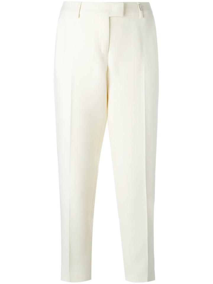 Fendi Tailored Cropped Trousers - White