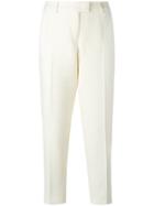 Fendi Tailored Cropped Trousers - White