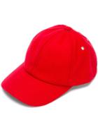 Ami Alexandre Mattiussi - Classic Cap - Men - Virgin Wool/polyimide - One Size, Red, Virgin Wool/polyimide