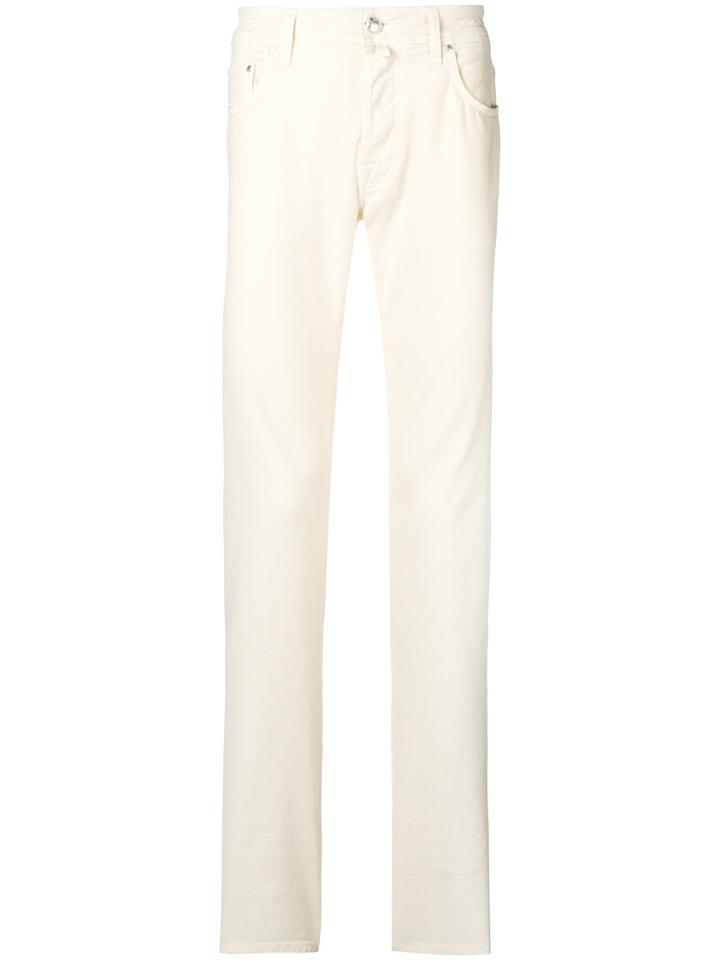 Jacob Cohen Handkerchief Chinos - White
