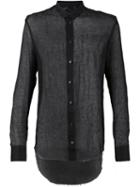 Cedric Jacquemyn Asymmetric Curved Hem Shirt