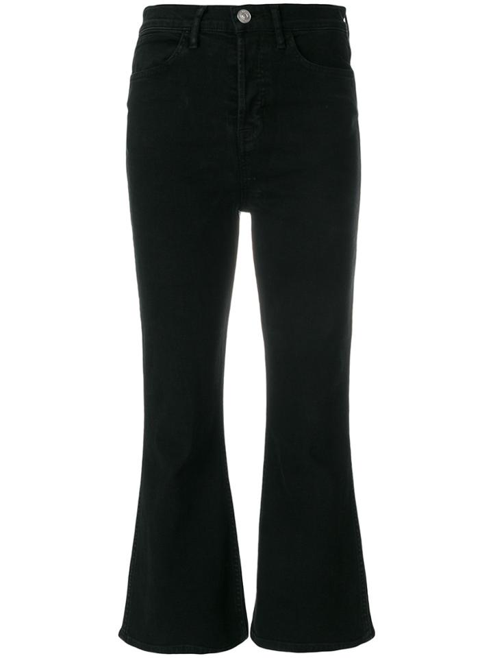 Hudson Flared Cropped Hudson Jeans - Black