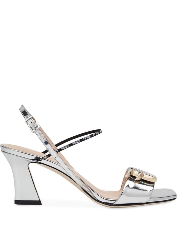 Fendi Ffreedom Sandals - Silver
