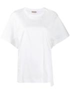 Mrz Crochet Panel T-shirt - White