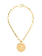 Chanel Pre-owned Medallion Necklace - Metallic