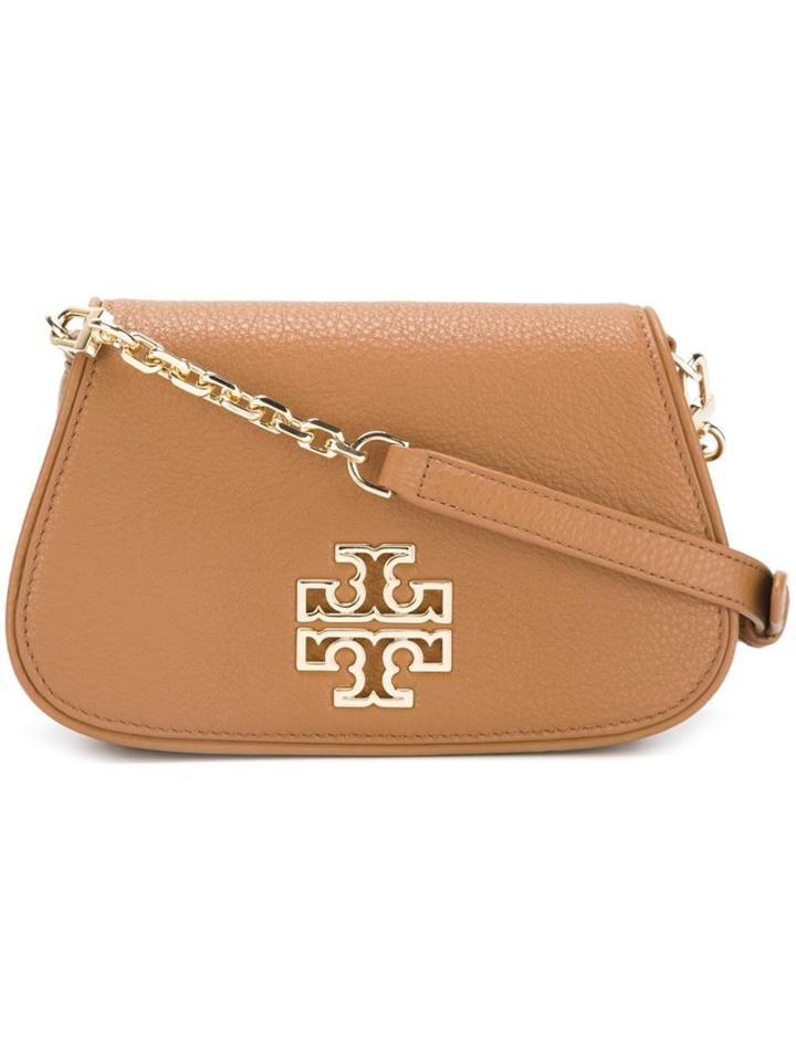 Tory Burch Mini 'britten' Crossbody Bag, Women's, Brown