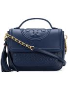 Tory Burch Fleming Satchel Bag - Blue