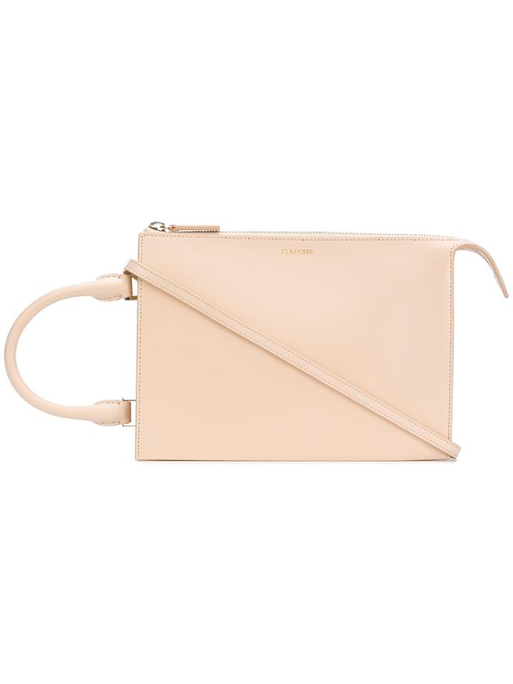 Jil Sander Tote Clutch Bag - Nude & Neutrals