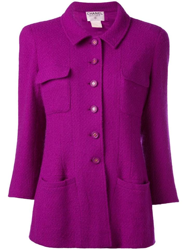 Chanel Pre-owned Bouclé Jacket - Pink