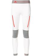 Adidas By Stella Mccartney Run Logo Band Leggings - White