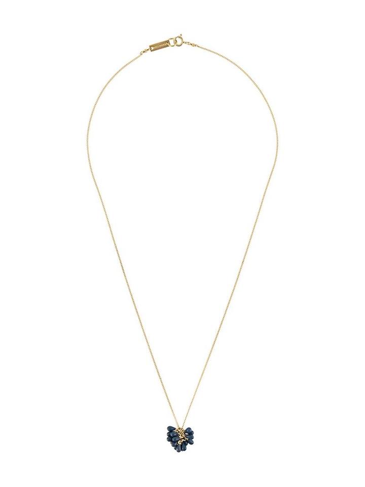 Isabel Marant Teardrop Cluster Chain Necklace, Women's, Blue
