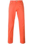 Pt05 - Classic Chino Trousers - Men - Cotton/spandex/elastane - 36, Yellow/orange, Cotton/spandex/elastane