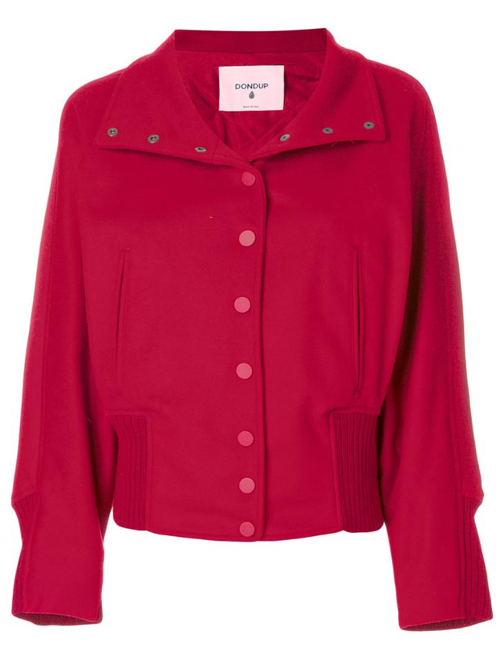 Dondup Press Stud Jacket - Red
