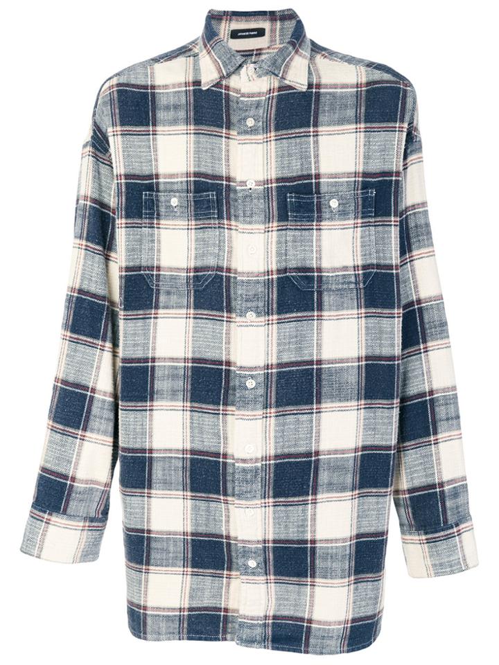 R13 Checked Shirt - Nude & Neutrals