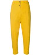 Phisique Du Role High-waisted Skinny Trousers - Yellow