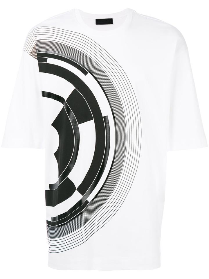 Diesel - Titan Vinyl Print T-shirt - Men - Cotton - S, White, Cotton