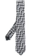 Emporio Armani Chevron Tie - Black