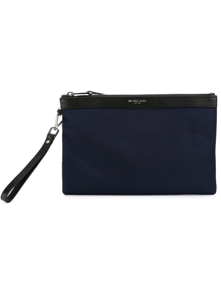 Michael Kors Wrist Strap Clutch - Blue
