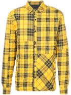 Mostly Heard Rarely Seen Quilted Plaid Shirt Jacket - Yellow