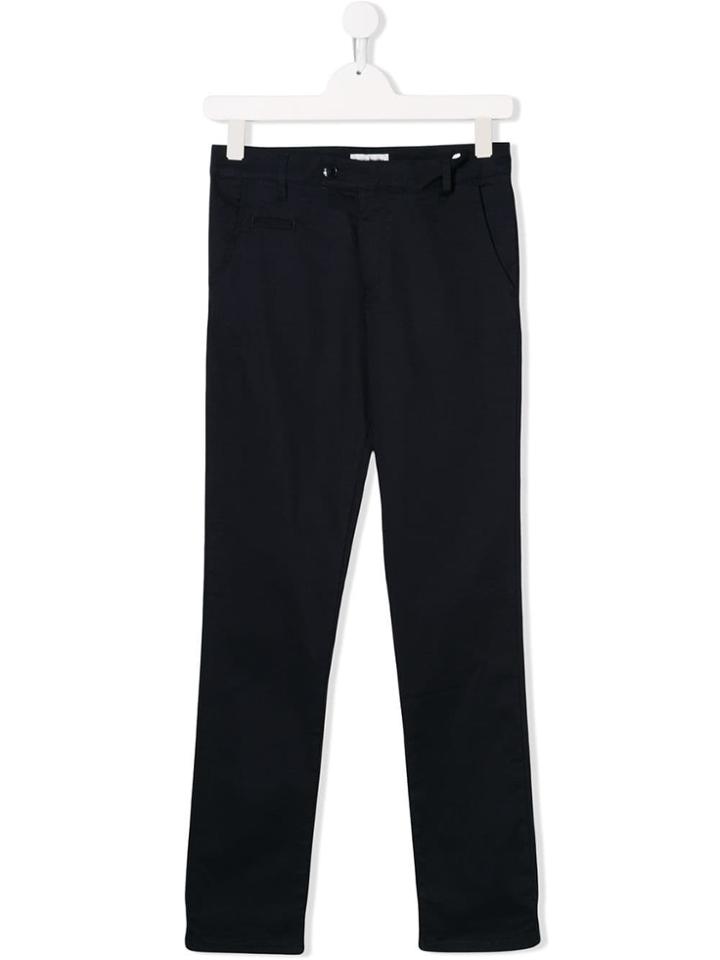 Paolo Pecora Kids Classic Tailored Trousers - Blue