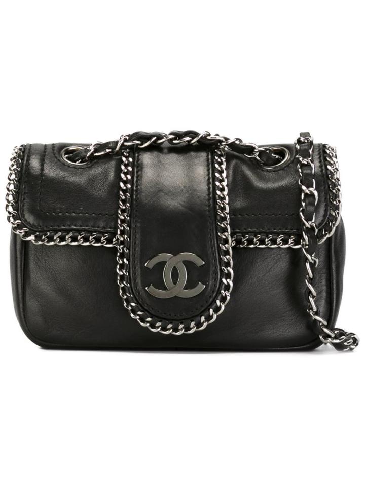 Chanel Vintage Mini Chain Trim Shoulder Bag