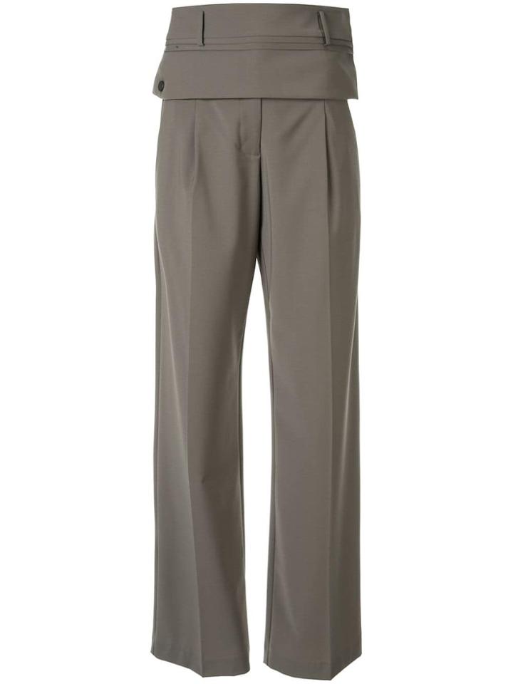Christopher Esber Double Belted Trousers - Green