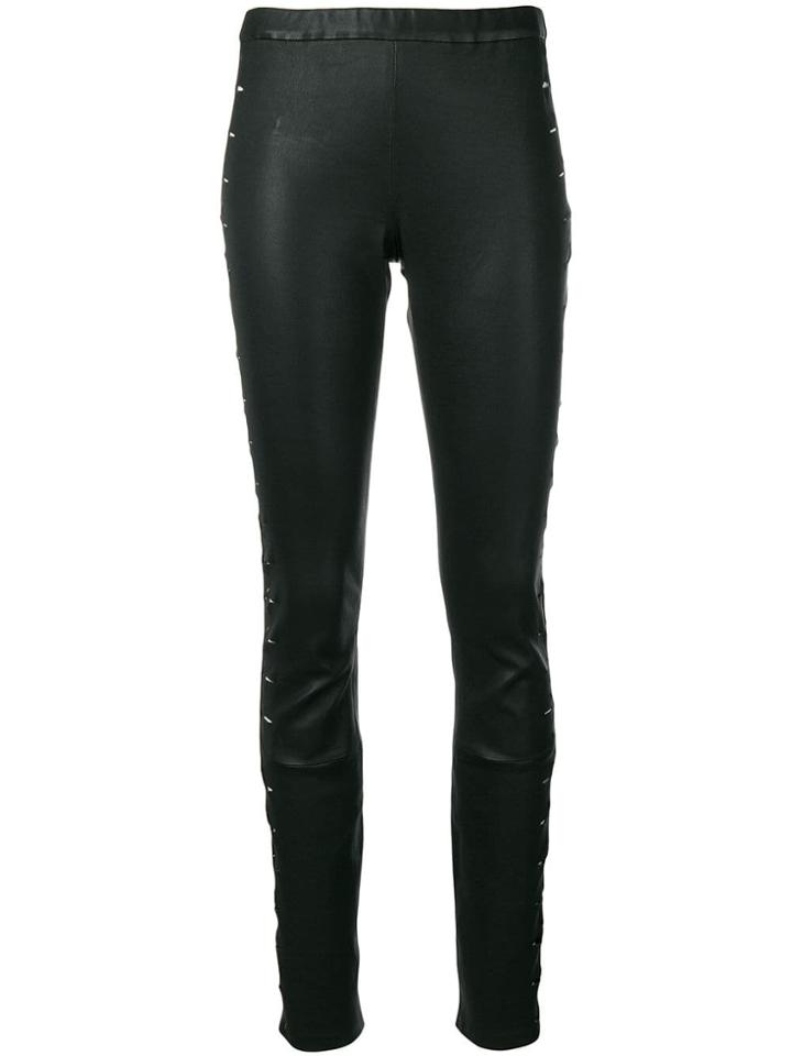 Haider Ackermann Laser Cut-out Leggings - Black