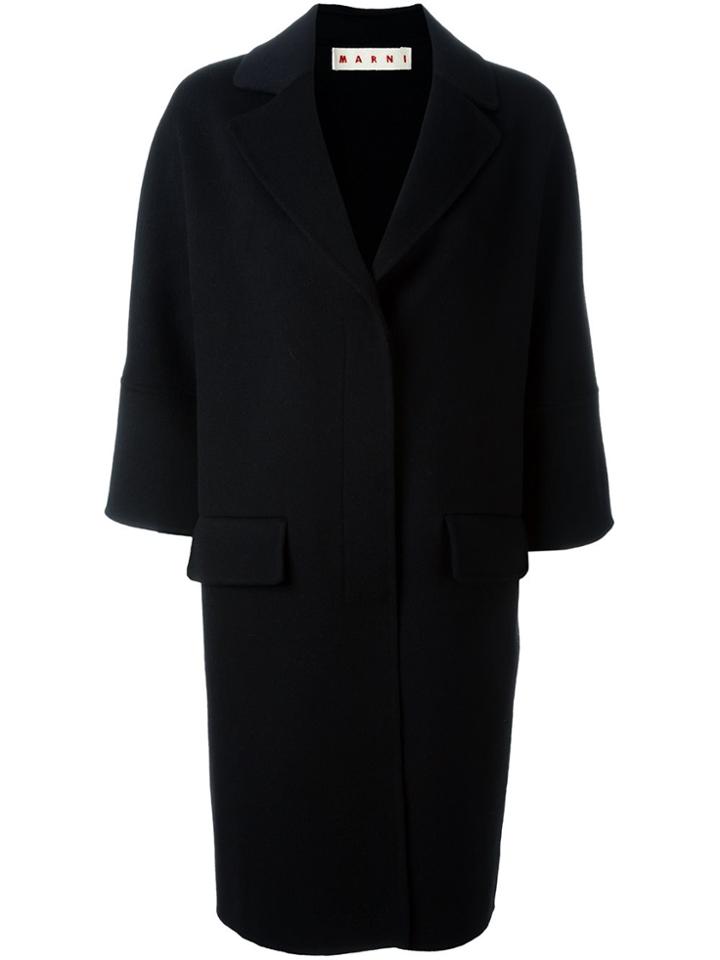 Marni Half-sleeve Coat - Black
