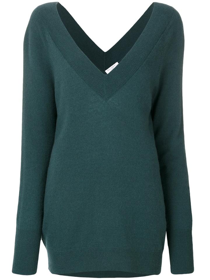 Equipment V-neck Jumper - Green
