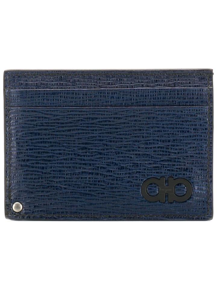 Salvatore Ferragamo Gancini Cardholder - Blue