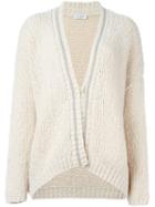 Brunello Cucinelli Chain Trim Oversized Cardigan