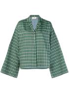 Ports 1961 Oversized Checked Shirt - Green