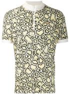 Lacoste X Opening Ceremony Printed Zip Polo Top - Neutrals